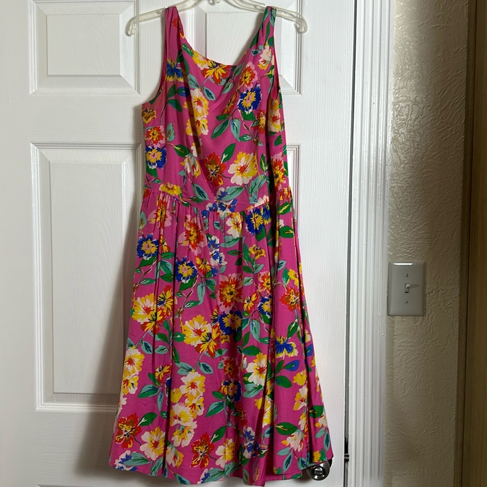 Pink floral Kate spade summer dress size 8